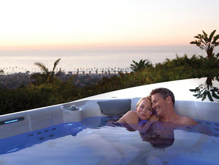 Take it slow and enjoy your romantic hot tub date.