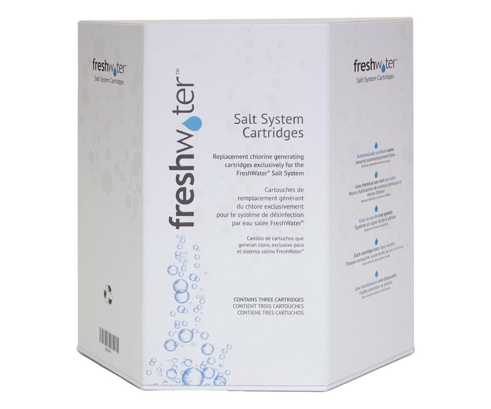 FreshWater Salt System Cartridge box.